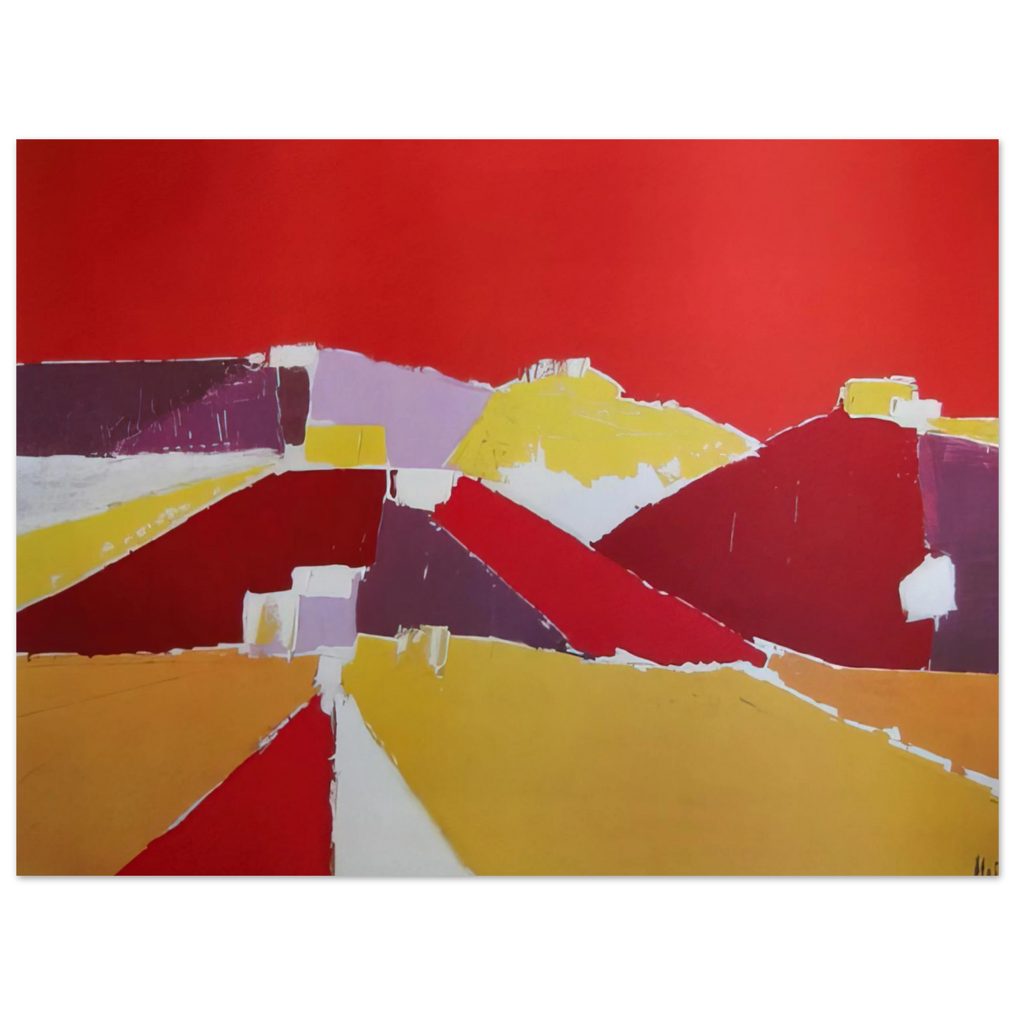 Nicolas de Stael - Agrigente - 1953 Fine Art Poster