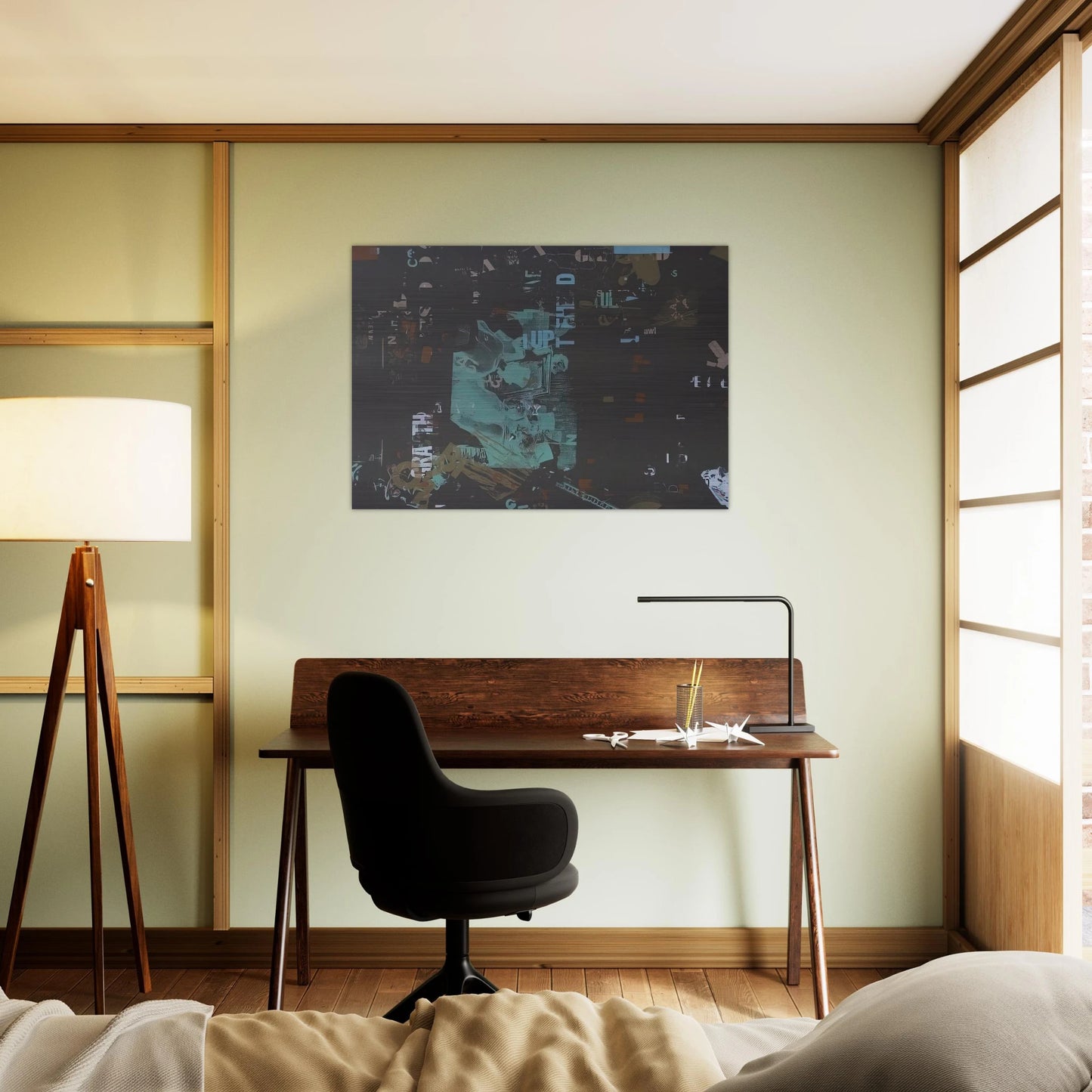 Not Wanting to Say Anything About Marcel Detail - 1969 - John Cage Brushed Aluminum Print - 70x100 cm / 28x40 inches | John Cage Aluminum Print | John Cage Prints