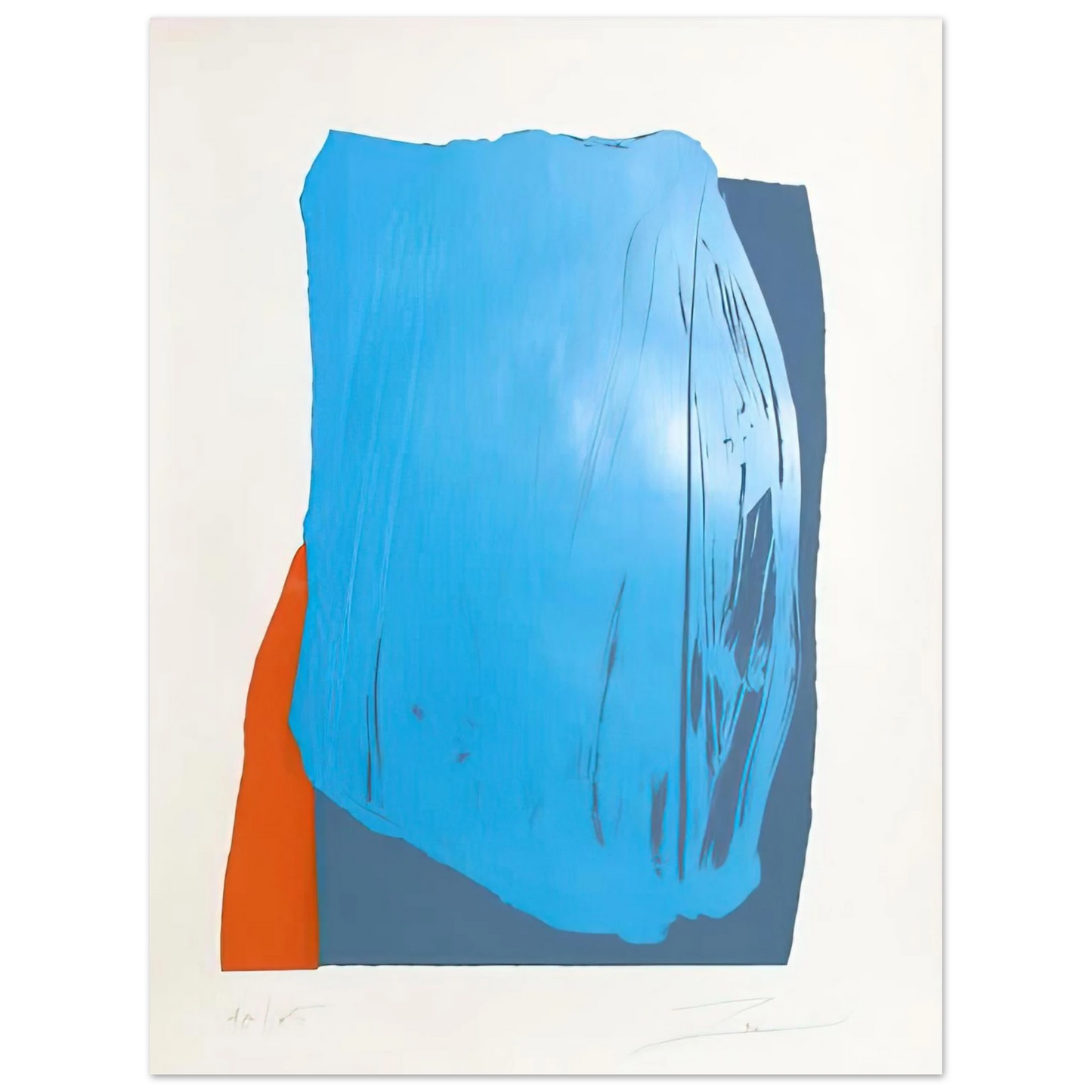 Larry Zox - Moro II - 1981  75x100 cm / 30x40inches Fine Art Poster