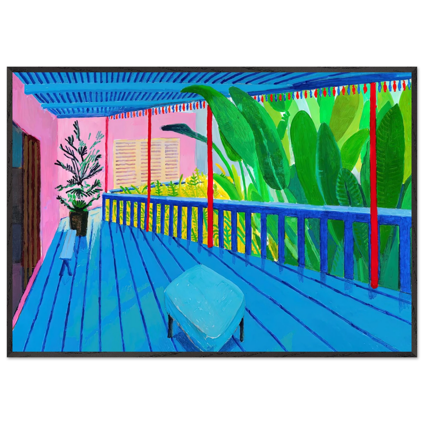 David Hockney - David Hockney Wall art - 28x43  cm / XL (11x17 inches) - Fine Art Poster-canvas - -