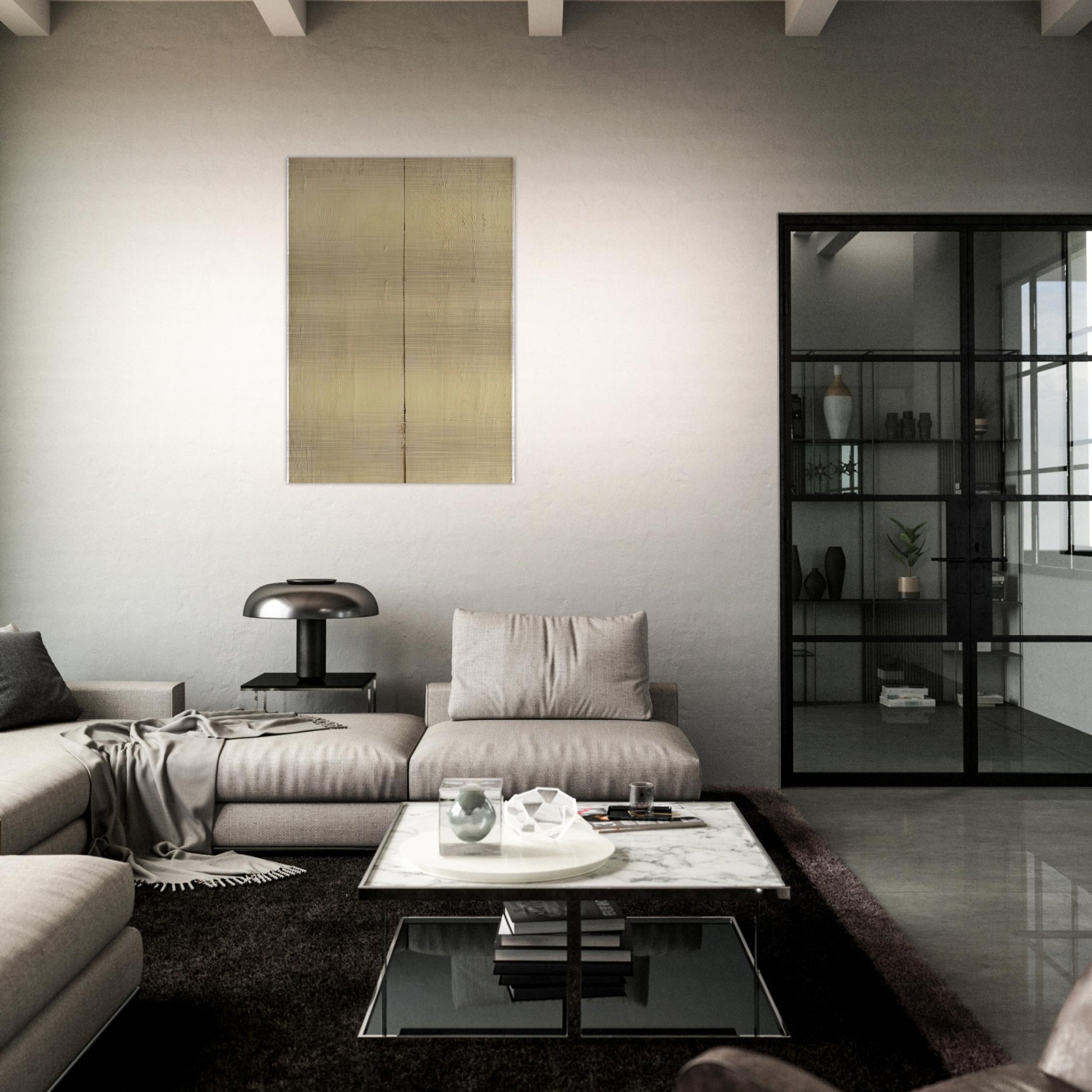 Ciro - 1961 - Mario Schifano Brushed Aluminum Print - 70x100 cm / 28x40 inches | Mario Schifano Aluminum Print | Mario Schifano Prints