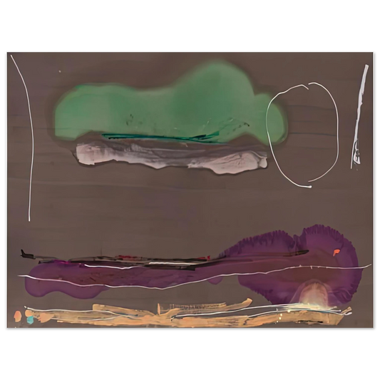 Helen Frankenthaler - Madrid, 1984- Wall Art - 21x29.7 cm / 8x12" - Fine Art Poster-canvas - -