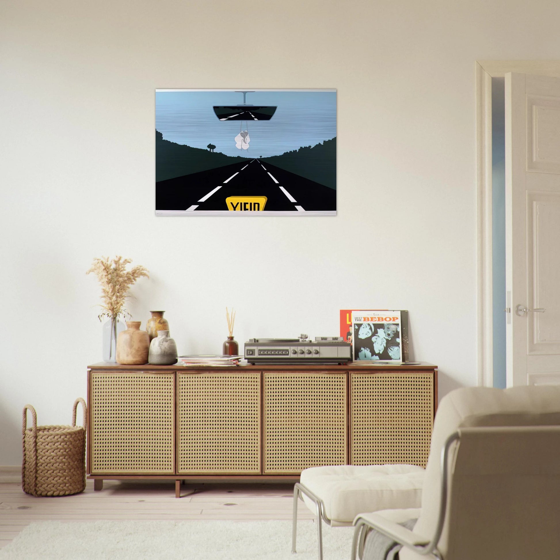 The Holy Family - Pop Art - Allan D Arcangelo Brushed Aluminum Print - 70x100 cm / 28x40 inches | Allan D Arcangelo Aluminum Print | Allan D Arcangelo Prints