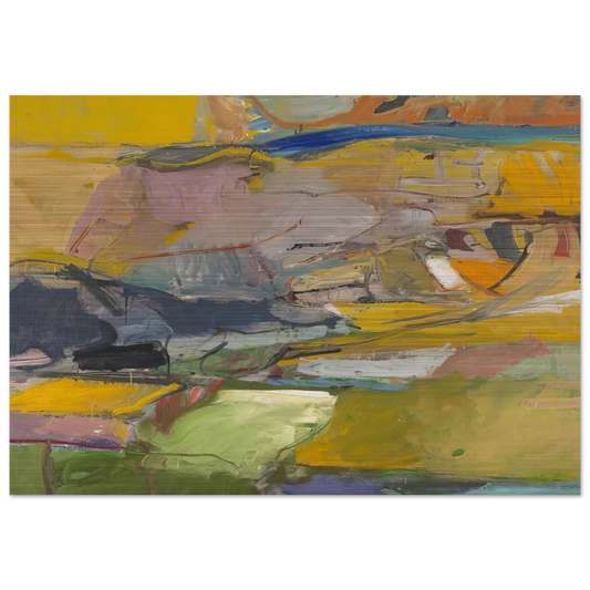 Berkeley #57 - Richard Diebenkorn Brushed Aluminum Print - 70x100 cm / 28x40 inches | Richard Diebenkorn Aluminum Print | Richard Diebenkorn Prints