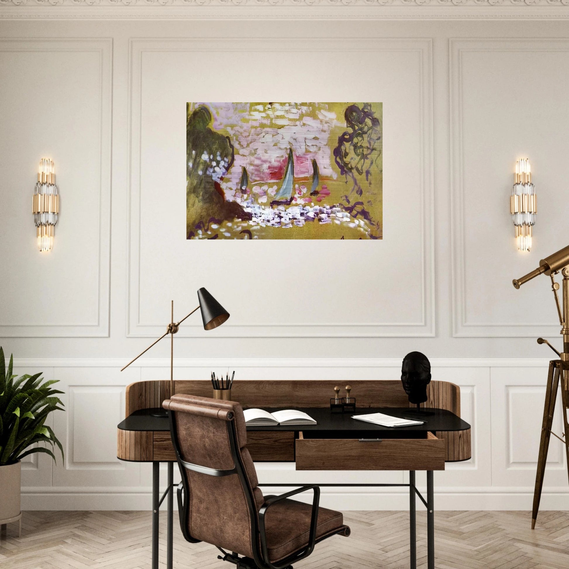 SAILBOATS - Henri Matisse Brushed Aluminum Print - 70x100 cm / 28x40 inches | Henri Matisse Aluminum Print | Henri Matisse Prints