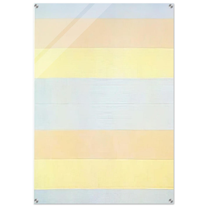 With My Back to the World - Agnes Martin Acrylic Print - 70x100 cm / 28x40″ inches