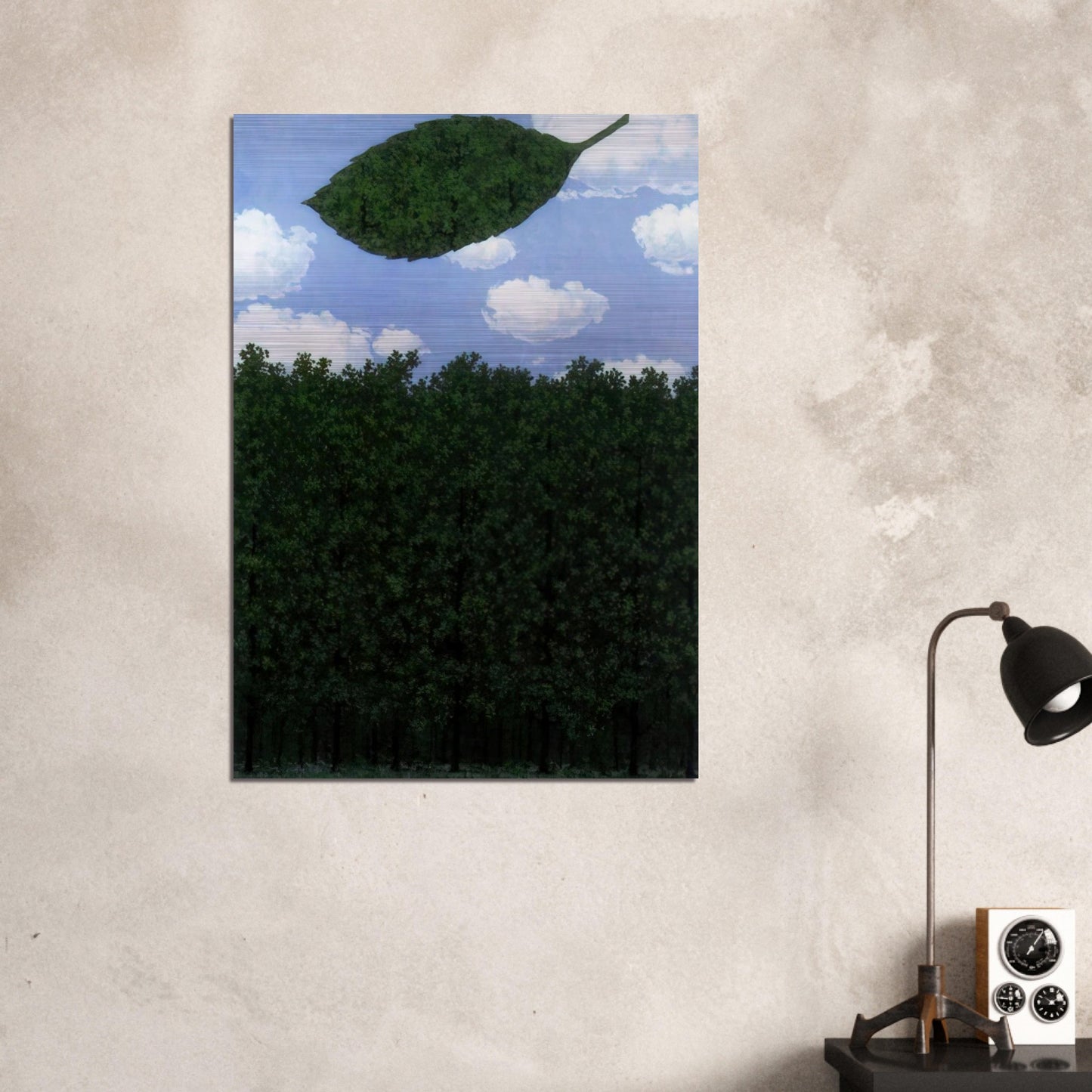 CHORUS OF THE SPHINX 1964 - Rene Magritte Brushed Aluminum Print - 70x100 cm / 28x40 inches | Rene Magritte Aluminum Print | Rene Magritte Prints