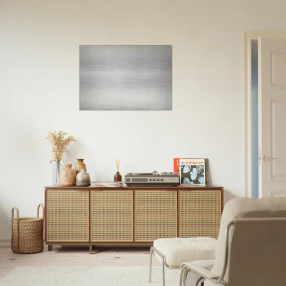The Islands - Agnes Martin Brushed Aluminum Print - 70x100 cm / 28x40 inches | Agnes Martin Aluminum Print | Agnes Martin Prints