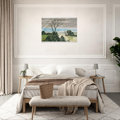 Untitled - Early Spring Landscape - 1979 - Clarence Holbrook Carter Acrylic Print - 70x100 cm / 28x40″ inches | Clarence Holbrook Carter Wall Art | Clarence Holbrook Carter Prints