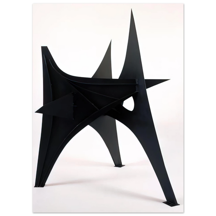 Alexander Calder - TROIS PICS INTERMEDIATE MAQUETTE 1967 Fine Art Poster