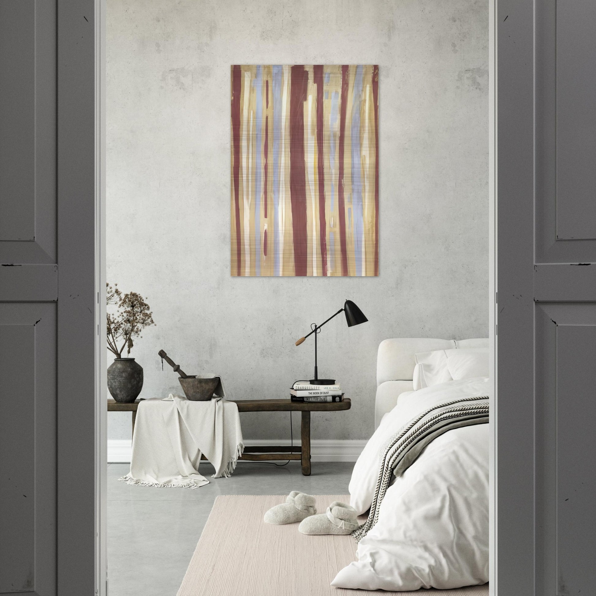 Number 3 Untitled - Lee Krasner Brushed Aluminum Print - 70x100 cm / 28x40 inches | Lee Krasner Aluminum Print | Lee Krasner Prints