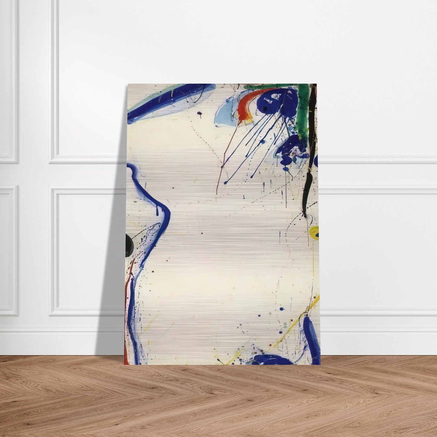 Eye of Zengai - Sam Francis Brushed Aluminum Print - 70x100 cm / 28x40 inches | Sam Francis Aluminum Print | Sam Francis Prints