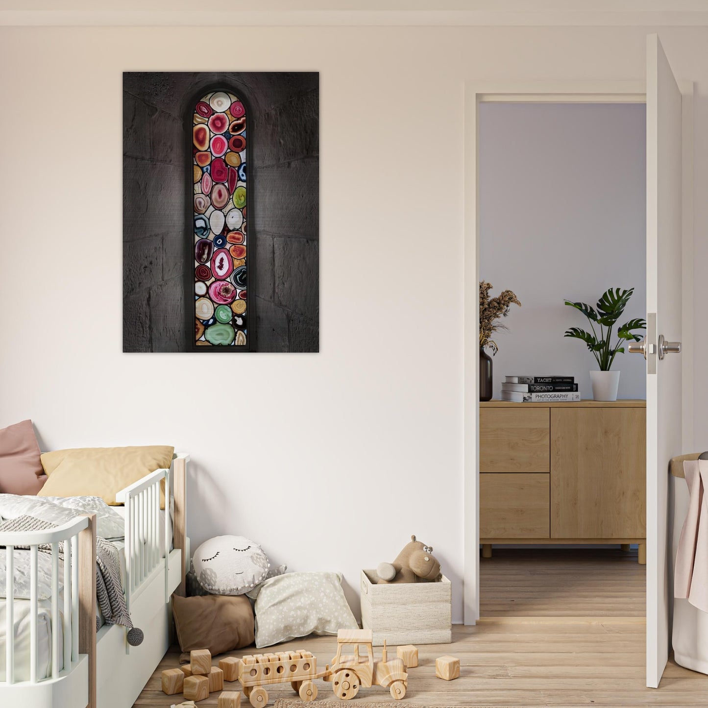 AHATFENSTER 2009 2 - Sigmar Polke Brushed Aluminum Print - 70x100 cm / 28x40 inches | Sigmar Polke Aluminum Print | Sigmar Polke Prints