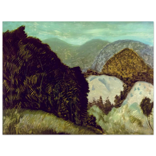 Milton Avery - Vermont Hills - 1936  75x100 cm / 30x40inches Fine Art Poster