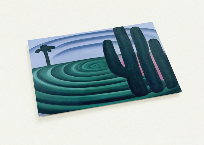 Distance By Tarsila do Amaral Pack of 10 Post Cards | Tarsila do Amaral Post Cards | A6 (10.5 x 14.8 cm) - 4.1 x 5.8 inches