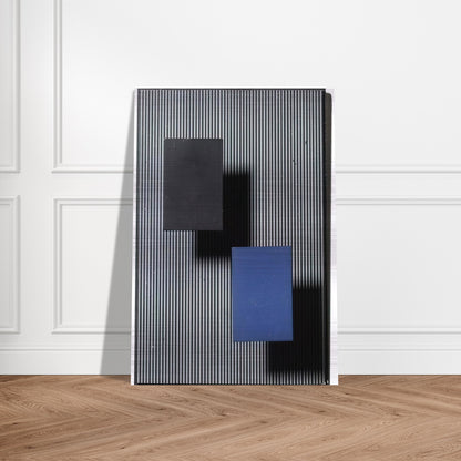 DOS CUADRITOS - Jesus Rafael Soto Brushed Aluminum Print - 70x100 cm / 28x40 inches | Jesus Rafael Soto Aluminum Print | Jesus Rafael Soto Prints
