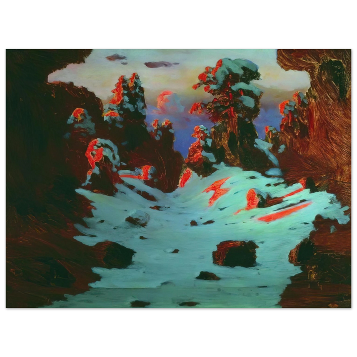Arkhyp Kuindzhi - Sunset Effect  75x100 cm / 30x40inches Fine Art Poster