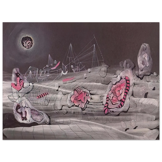Roberto Matta - DARK LIGHT 1940  75x100 cm / 30x40inches Fine Art Poster