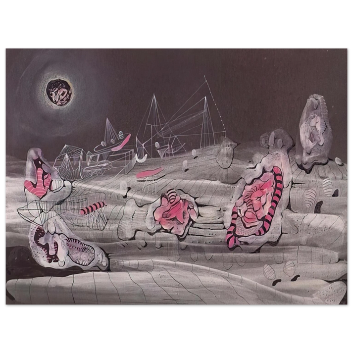 Roberto Matta - DARK LIGHT 1940  75x100 cm / 30x40inches Fine Art Poster