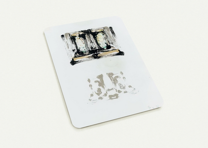ALE CANS ULAE 152 By Jasper Johns Pack of 10 Post Cards | Jasper Johns Post Cards | A6 (10.5 x 14.8 cm) - 4.1 x 5.8 inches