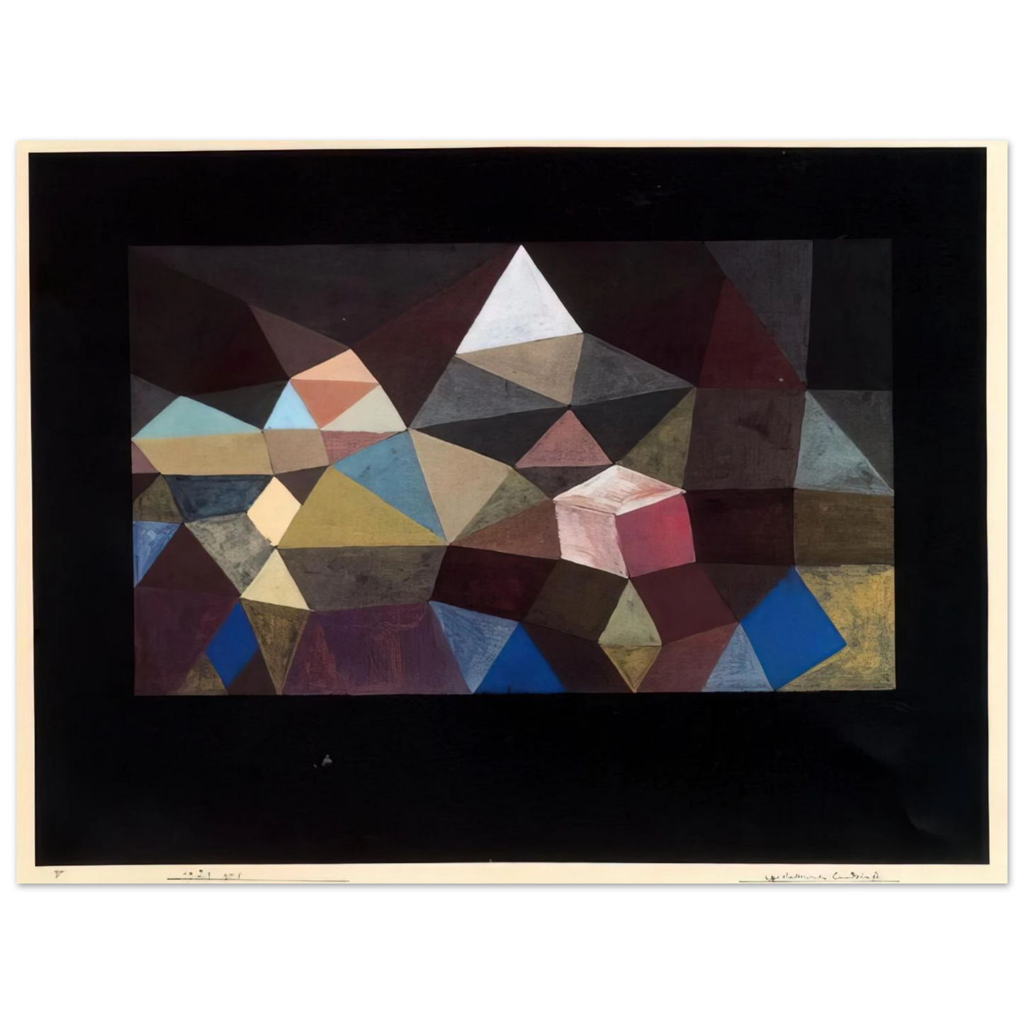 Paul Klee - CRYSTALLINE LANDSCAPE 1929  75x100 cm / 30x40inches Fine Art Poster