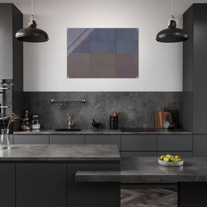 Microchromie, gris puissance [6] - Fernand Leduc Acrylic Print - 70x100 cm / 28x40″ inches