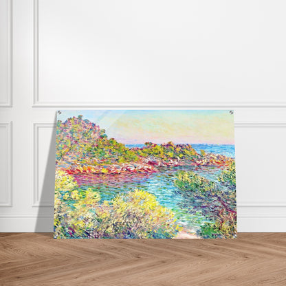 Landscape near Montecarlo - claude monet Acrylic Print - 70x100 cm / 28x40″ inches | claude monet Wall Art | claude monet Prints