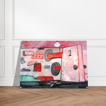 INSIDE OUTSIDE 1977 - Philip Guston Acrylic Print - 70x100 cm / 28x40″ inches