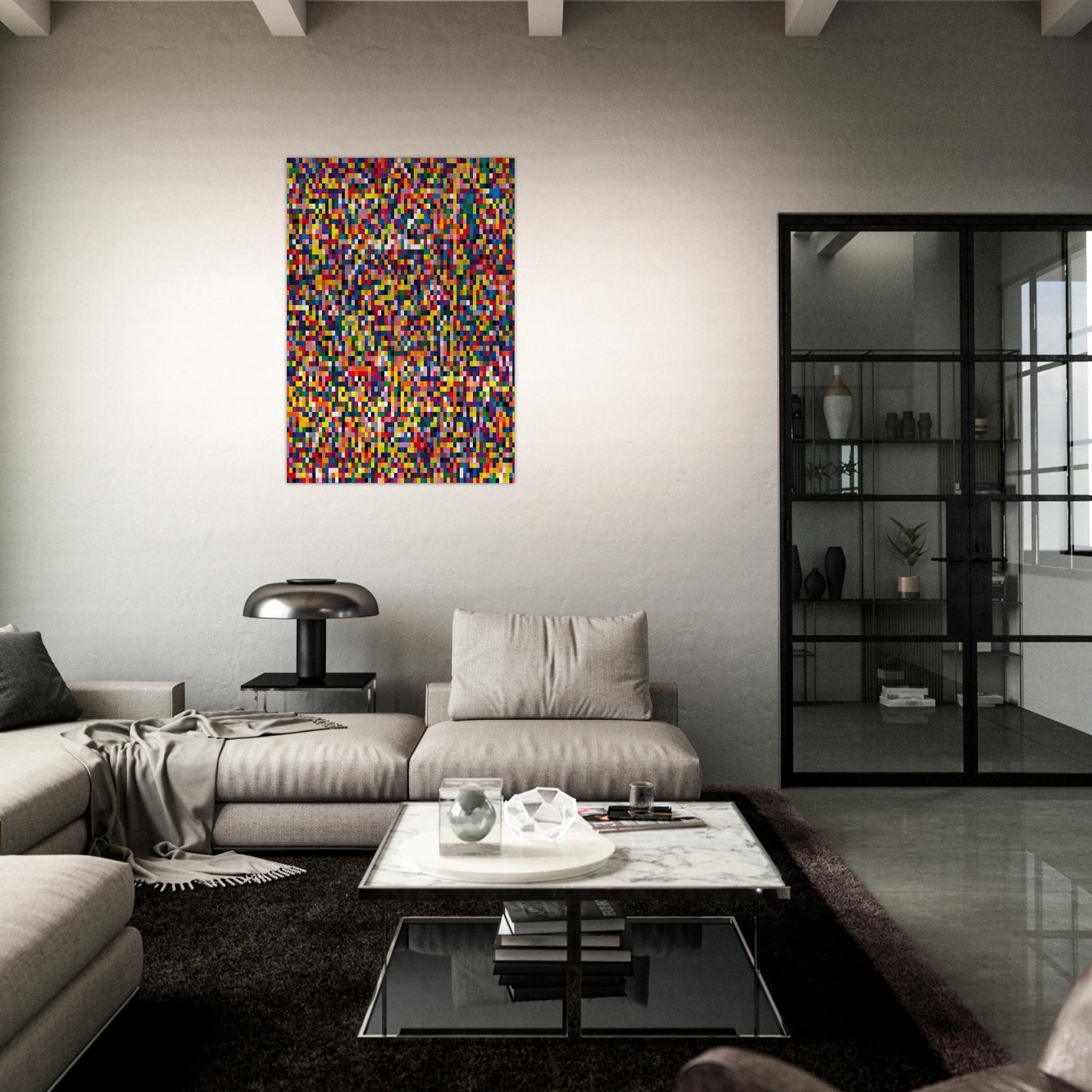 4900 COLOURS 2007 - Gerhard Richter Brushed Aluminum Print - 70x100 cm / 28x40 inches | Gerhard Richter Aluminum Print | Gerhard Richter Prints