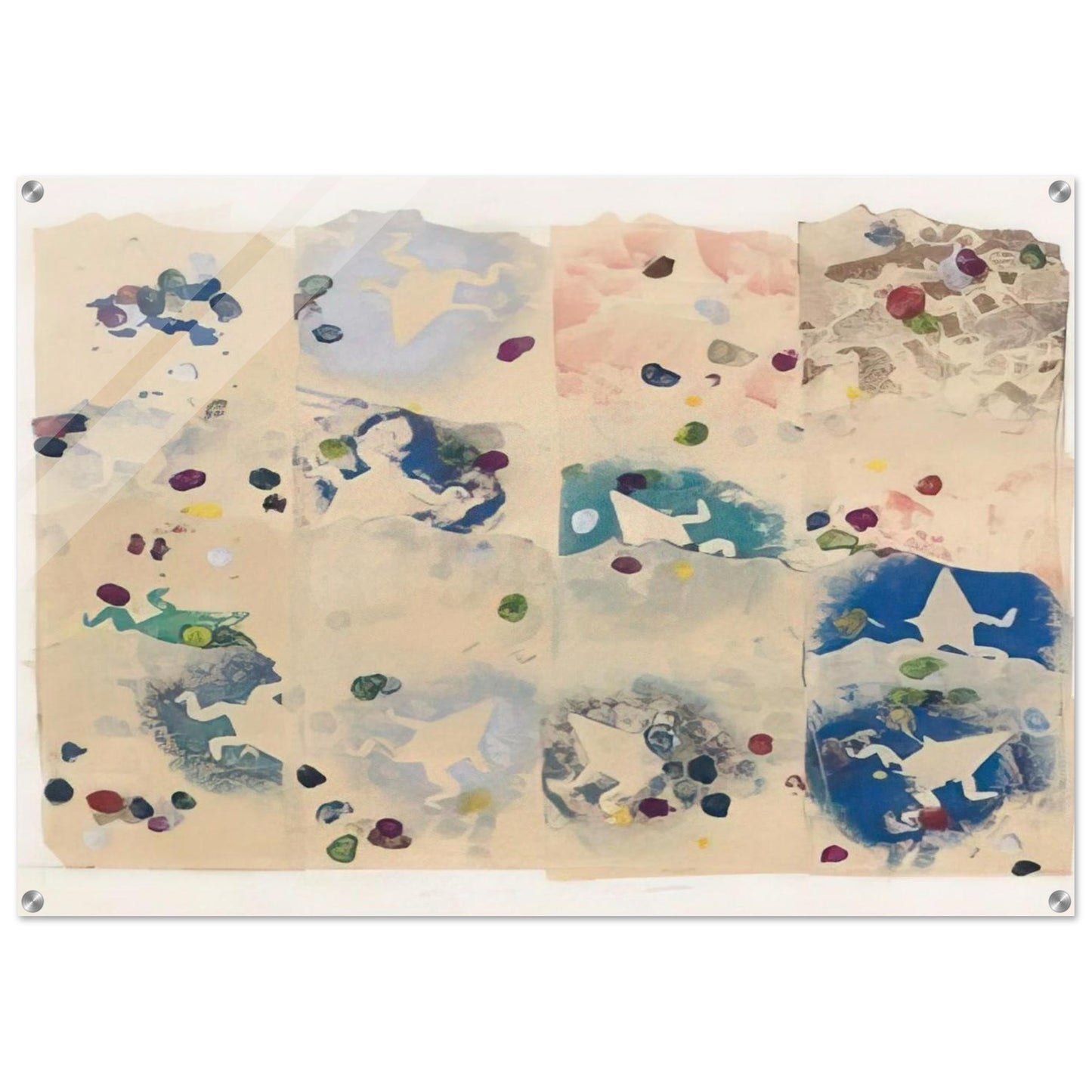 RANE E SPECCHI 1980 - Alighiero Boetti Acrylic Print - 70x100 cm / 28x40″ inches