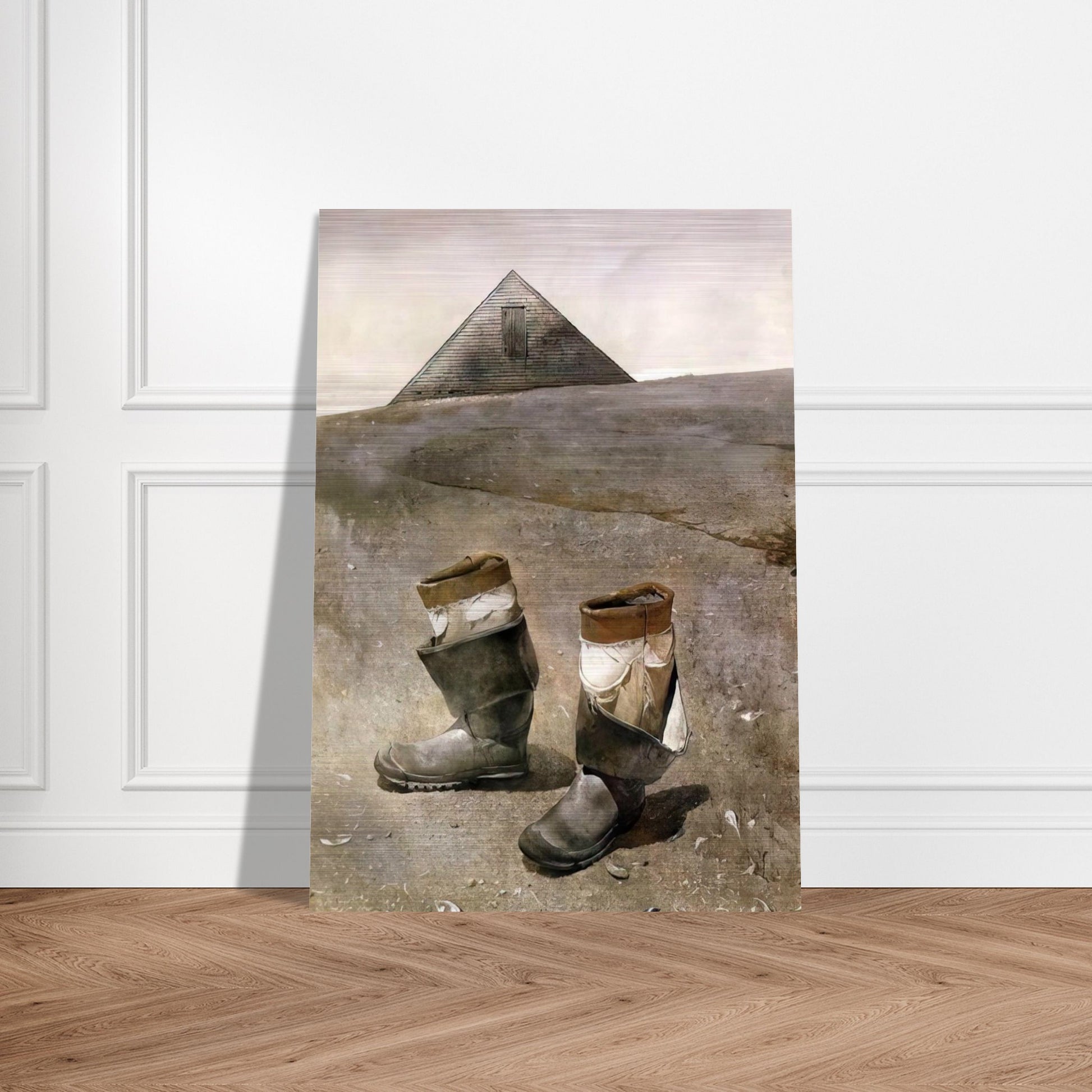SEA BOOTS - Andrew Wyeth Brushed Aluminum Print - 70x100 cm / 28x40 inches | Andrew Wyeth Aluminum Print | Andrew Wyeth Prints
