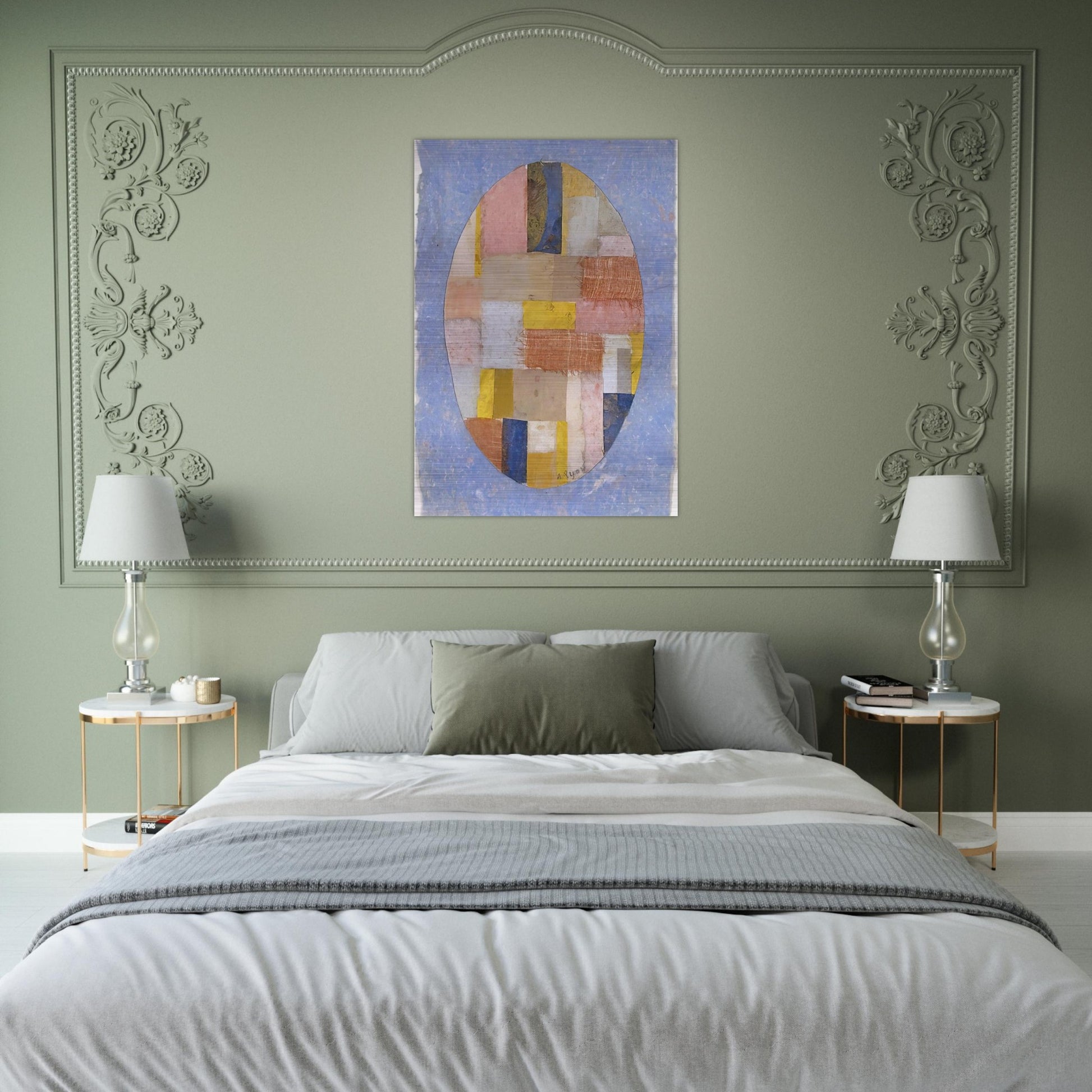 Number 453 - 1952 - Anne Ryan Brushed Aluminum Print - 70x100 cm / 28x40 inches | Anne Ryan Aluminum Print | Anne Ryan Prints