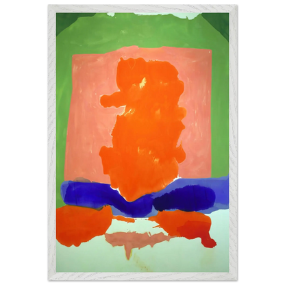 Helen Frankenthaler - Small s Paradise - 1964 Wall art - 40x50 cm / 16x20 Inches - Premium Wooden Framed Poster With Fine Art Paper - Black frame