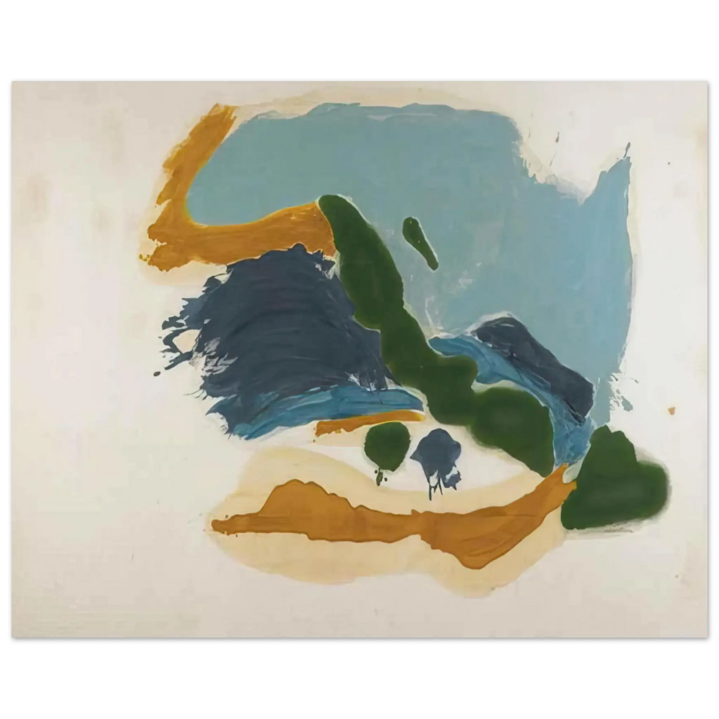 Helen Frankenthaler - Tuscany - 1963 Wall art - 40x50 cm / 16x20 Inches - Fine Art Poster - -