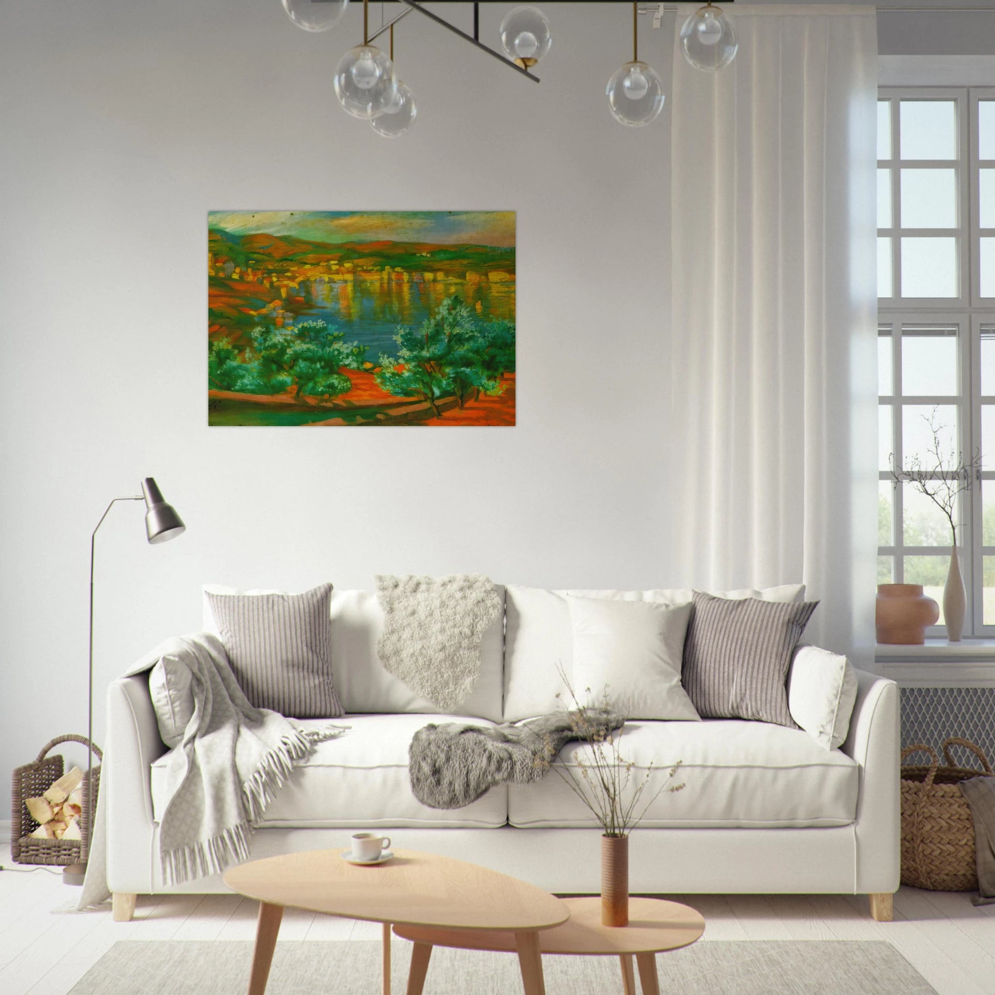 FESTIVAL OF ST LUCIA AT VILLAMALLA - Salvador Dali Brushed Aluminum Print - 70x100 cm / 28x40 inches | Salvador Dali Aluminum Print | Salvador Dali Prints