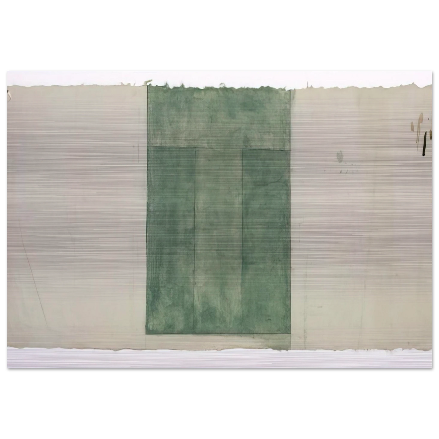 I - 1986 - Brice Marden Brushed Aluminum Print - 70x100 cm / 28x40 inches | Brice Marden Aluminum Print | Brice Marden Prints