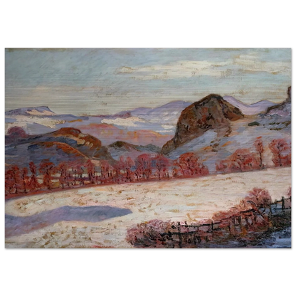 Saint-Sauves-d'Auvergne - 1900 France - Armand Guillaumin Brushed Aluminum Print - 70x100 cm / 28x40 inches | Armand Guillaumin Aluminum Print | Armand Guillaumin Prints