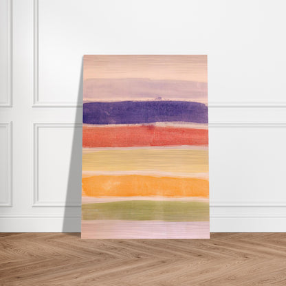 Meadow - 1981 - Ronnie Landfield Brushed Aluminum Print - 70x100 cm / 28x40 inches | Ronnie Landfield Aluminum Print | Ronnie Landfield Prints