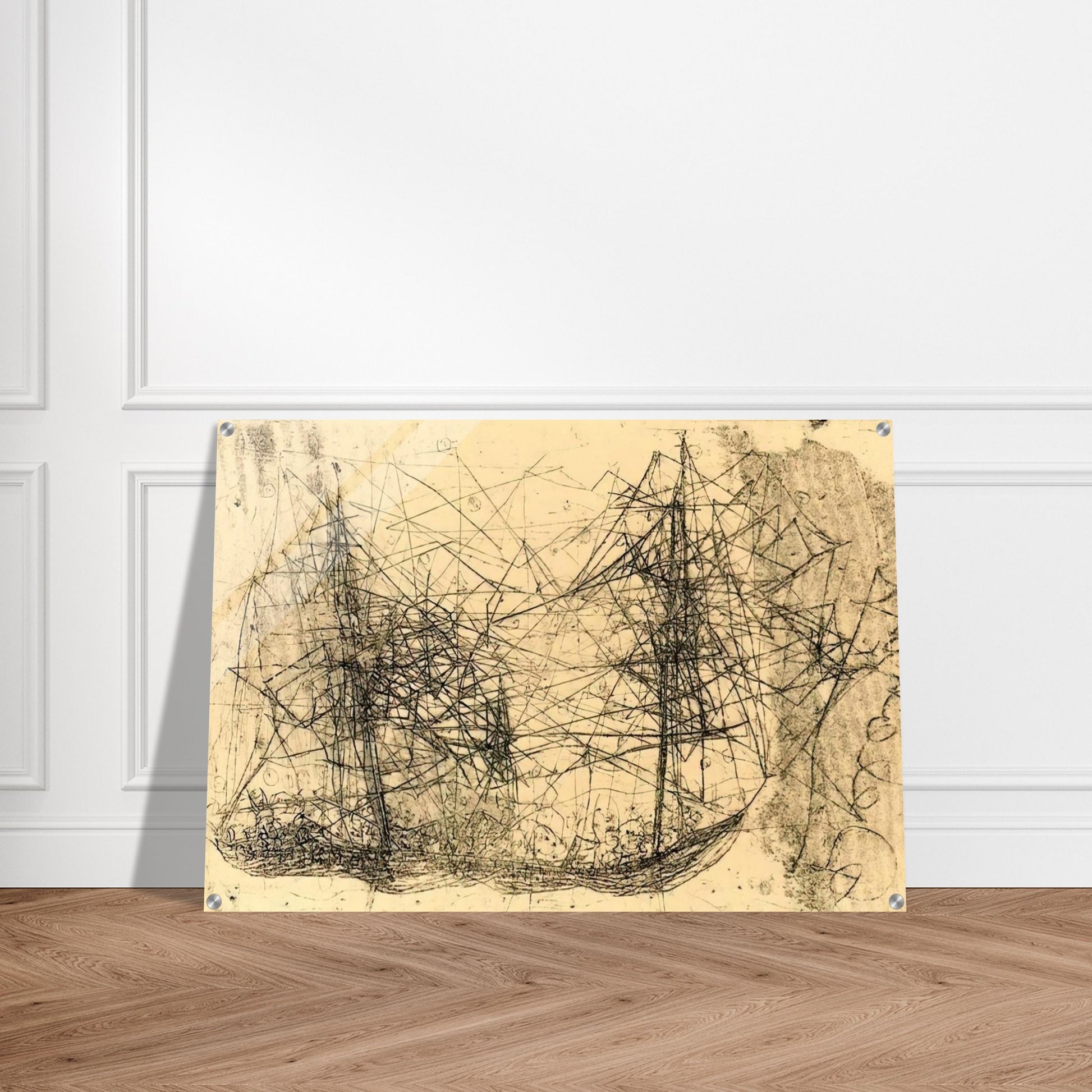 Barco - Art Informel - Wols Acrylic Print - 70x100 cm / 28x40″ inches | Wols Wall Art | Wols Prints