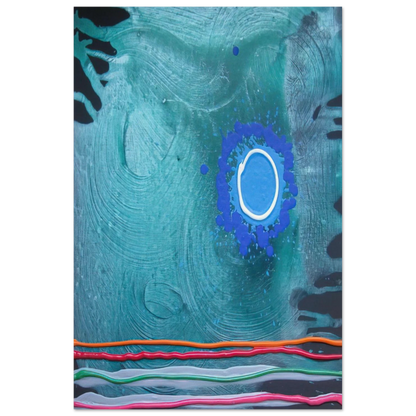 Blue Moon - 2006 - John Hoyland Art Prints - 100x150 cm / 40x60″ inches | John Hoyland Poster | John Hoyland Prints
