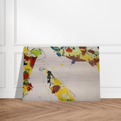 Coral Trails - Sam Francis Brushed Aluminum Print - 70x100 cm / 28x40 inches | Sam Francis Aluminum Print | Sam Francis Prints