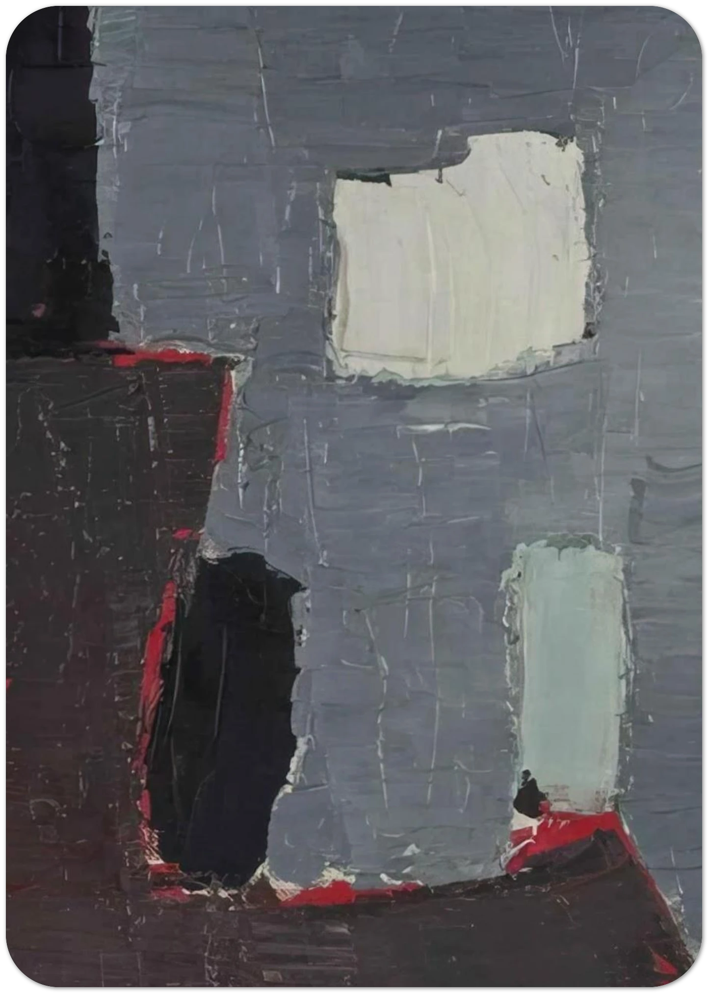 Composition - 1950 By Nicolas de Stael Pack of 10 Post Cards | Nicolas de Stael Post Cards | A6 (10.5 x 14.8 cm) - 4.1 x 5.8 inches
