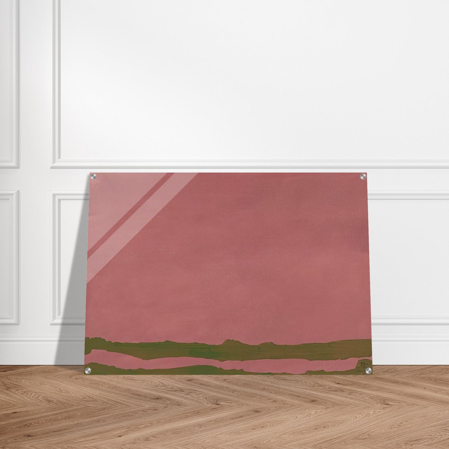 Green Likes Mauve - 1970 - Helen Frankenthaler Acrylic Print - 70x100 cm / 28x40″ inches