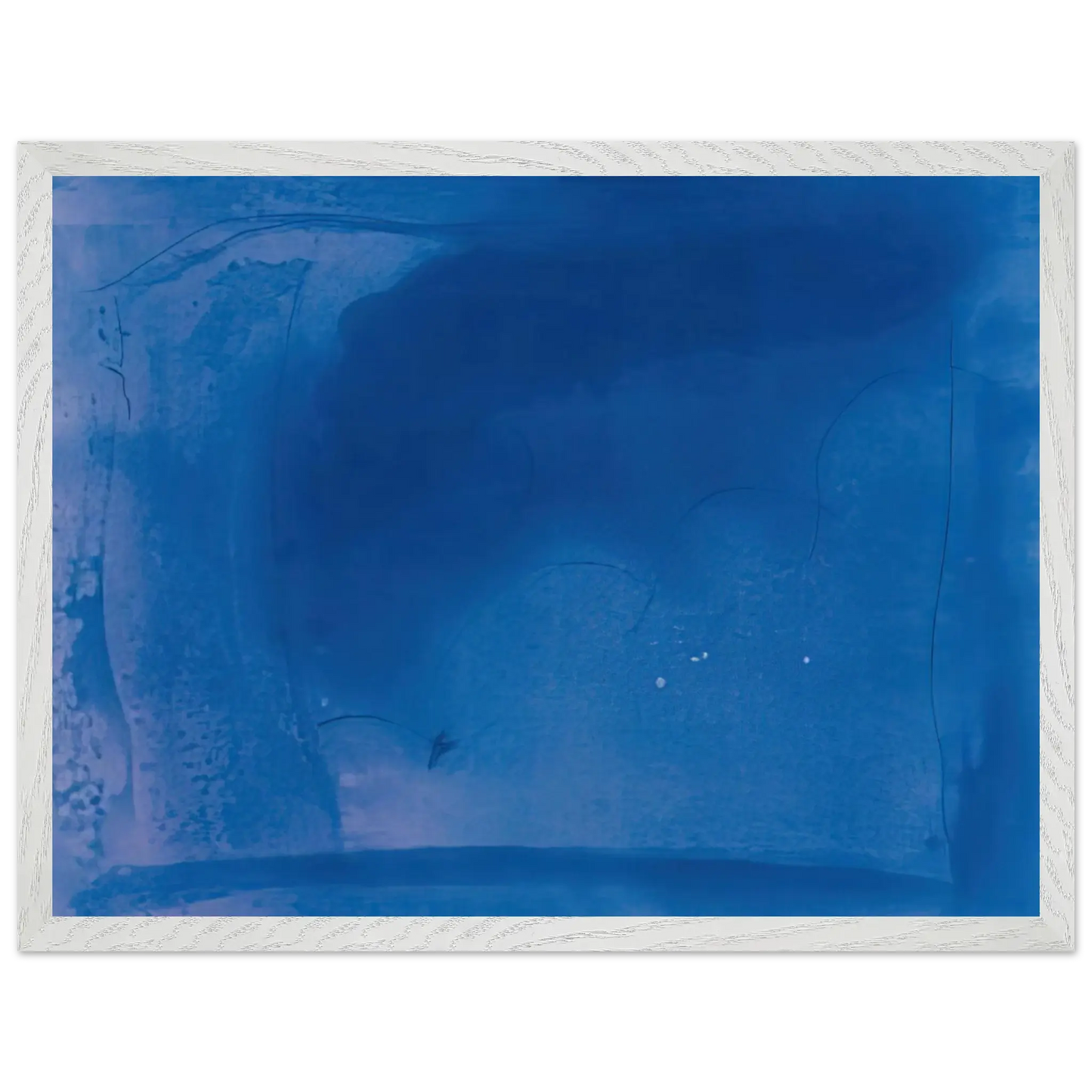 Helen Frankenthaler - Corot s Mark - 1987 Wall art - 60x80 cm / 24x32 Inches - Premium Wooden Framed Poster With Fine Art Paper - Black frame
