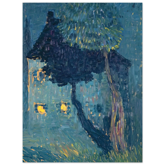 Alexej von Jawlensky - COTTAGE IN THE WOODS 1903  75x100 cm / 30x40inches Fine Art Poster