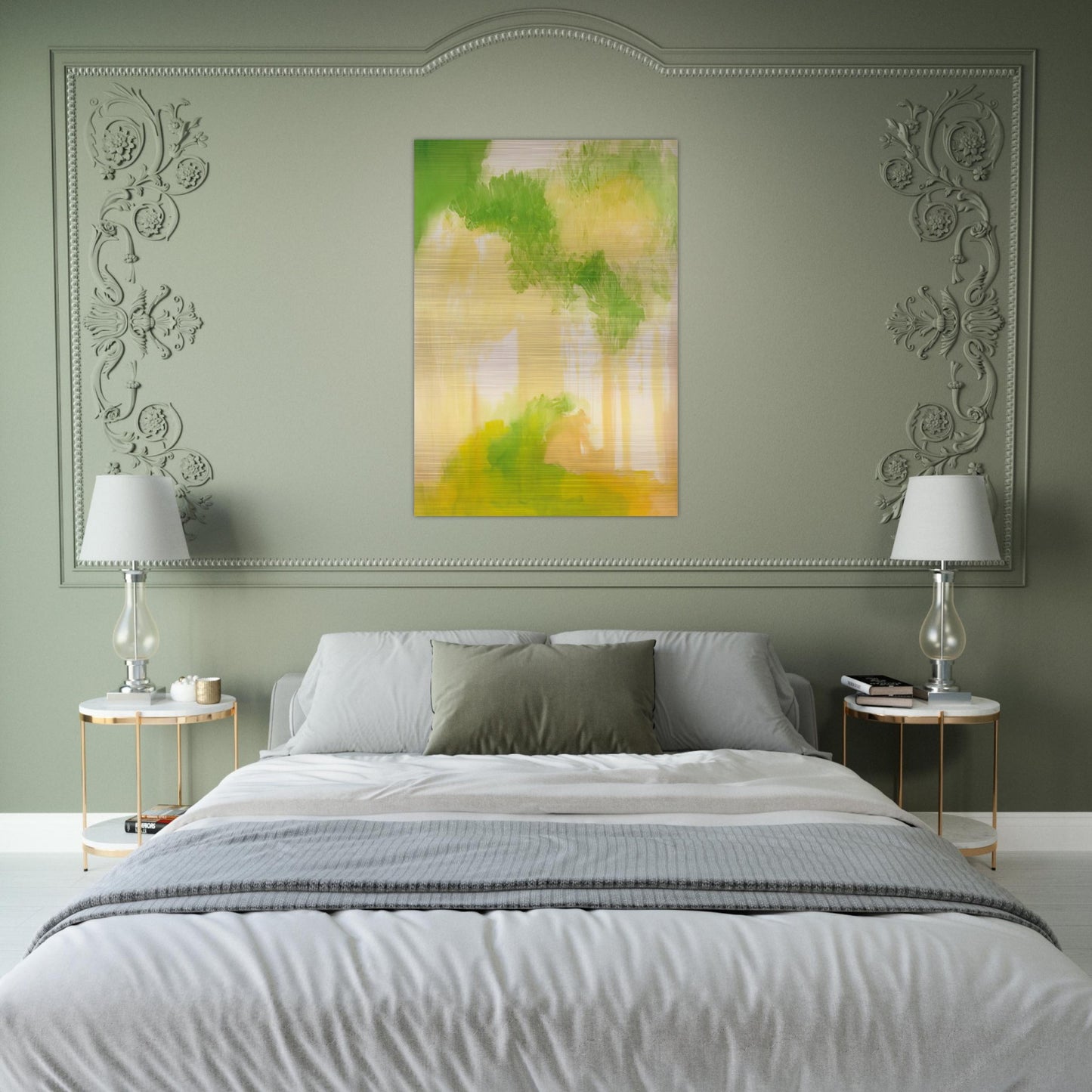 UNTITLED 2000 - Esteban Vicente Brushed Aluminum Print - 70x100 cm / 28x40 inches | Esteban Vicente Aluminum Print | Esteban Vicente Prints