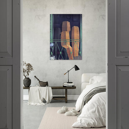 MANET S BALCONY 1950 - Rene Magritte Brushed Aluminum Print - 70x100 cm / 28x40 inches | Rene Magritte Aluminum Print | Rene Magritte Prints
