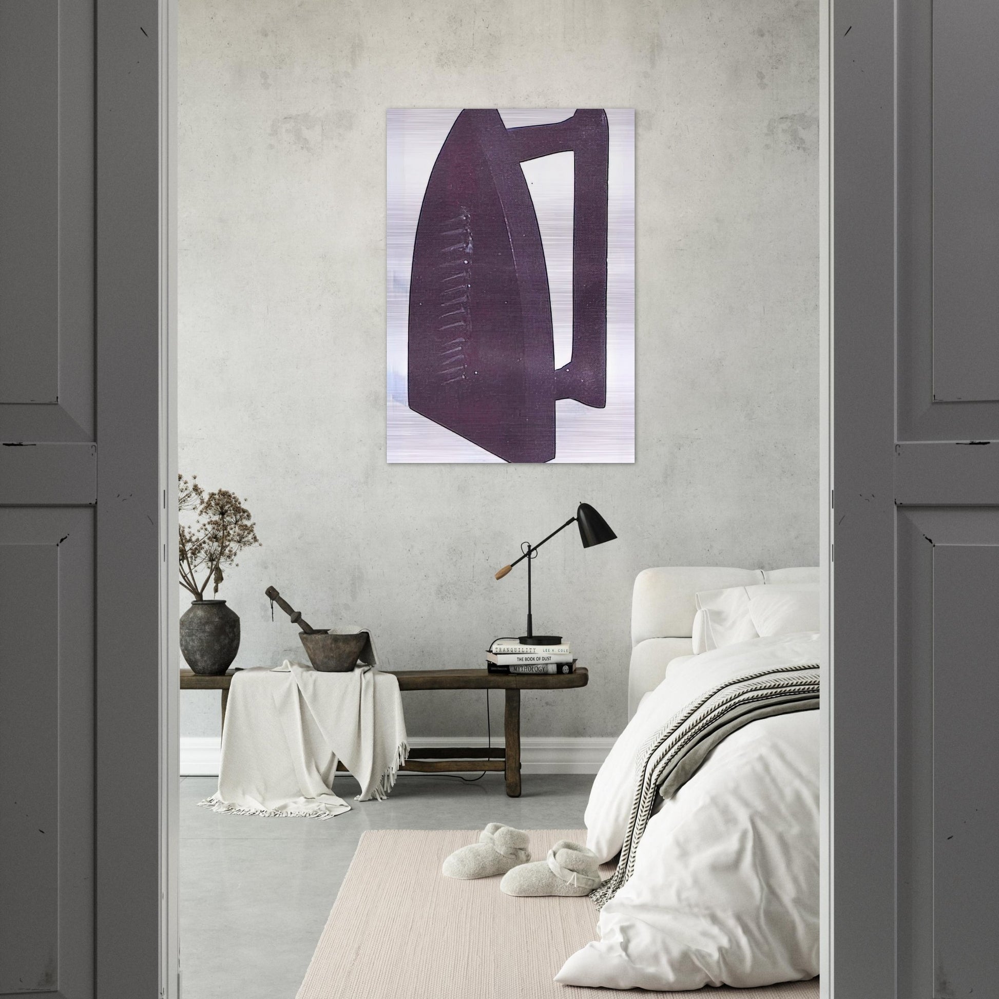 CADEAU GIFT REPLICA OF THE LOST 1921 ORIGINAL - Man Ray Brushed Aluminum Print - 70x100 cm / 28x40 inches | Man Ray Aluminum Print | Man Ray Prints