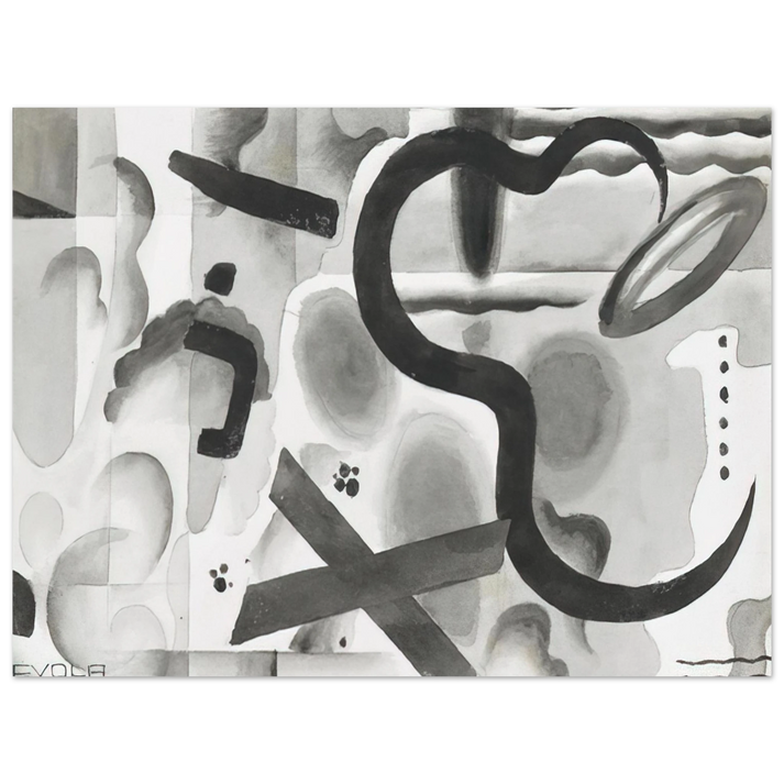 Julius Evola - Untitled - Dada  75x100 cm / 30x40inches Fine Art Poster