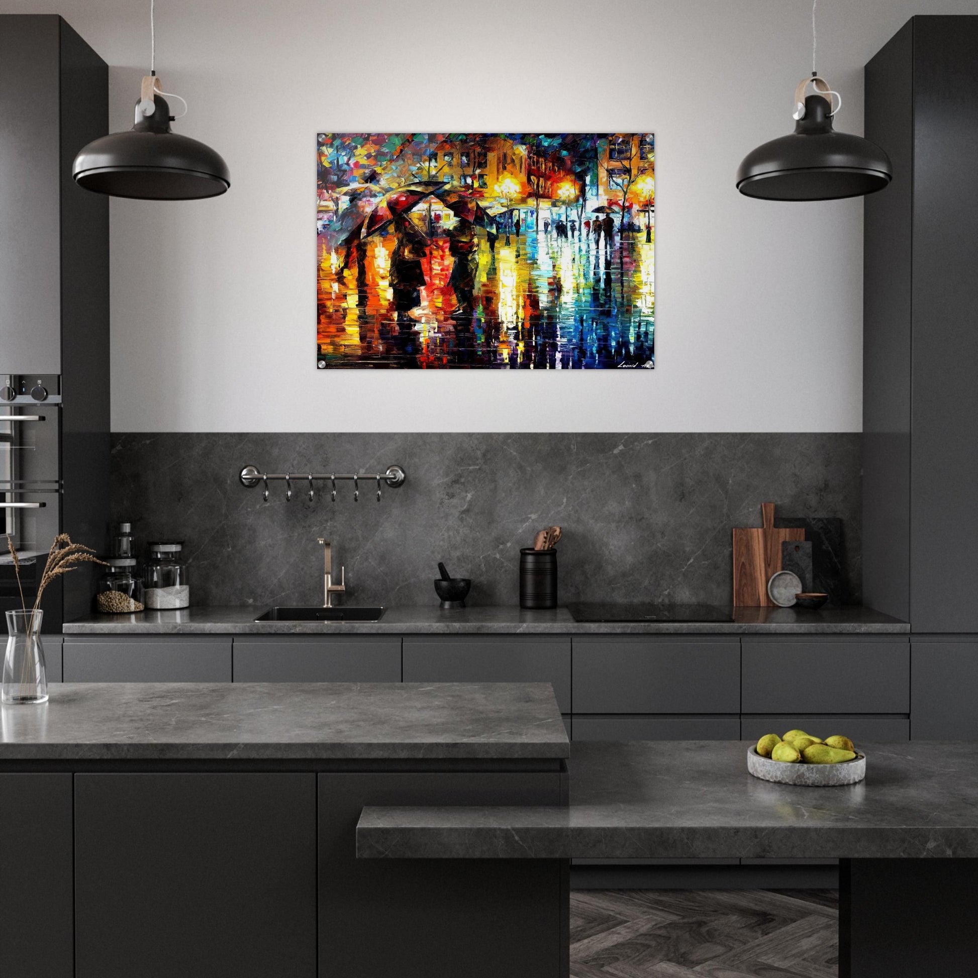 Leonid Afremov - Leonid Afremov Acrylic Print - 70x100 cm / 28x40″ inches
